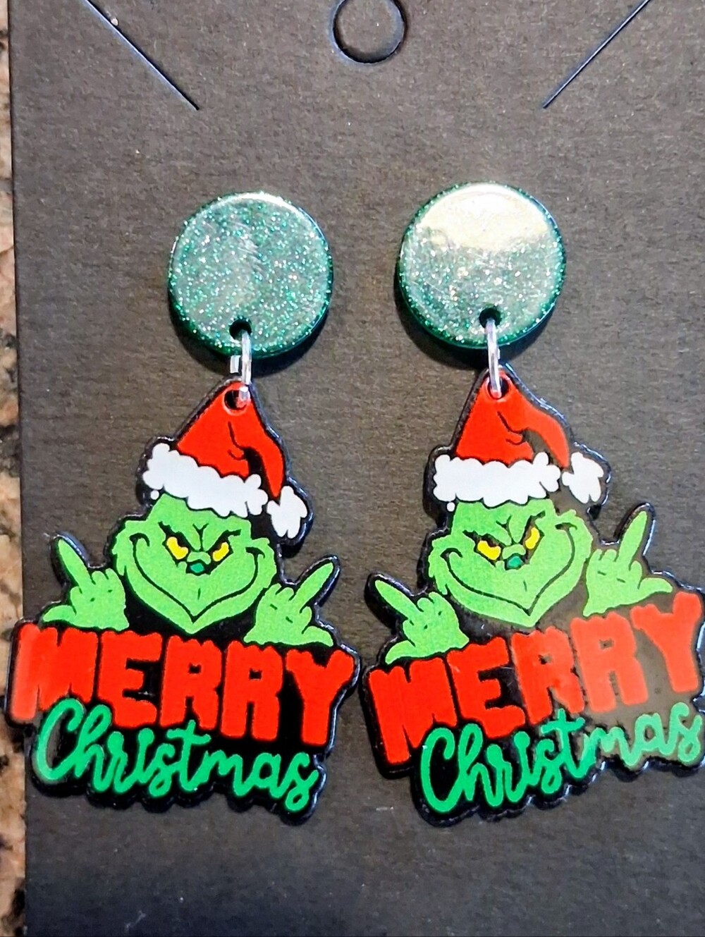 💚❤️ GRINCH EARRINGS